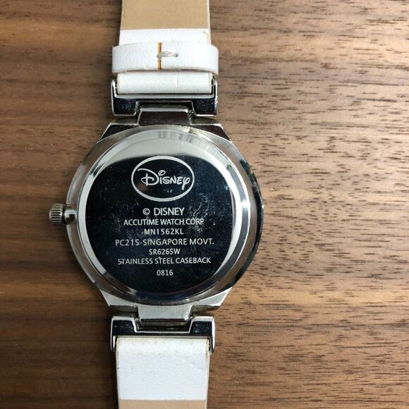 Disney Minnie Mouse MN1562KL Accutime Watch Stainless Steel Caseback READ DESCR. - Picture 5 of 6